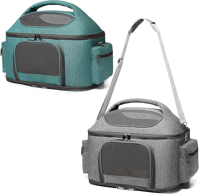 halinfer Pet Carrier for Large Fat Cats and Small Dog, Fits up to 20 pounds Car - Image 6