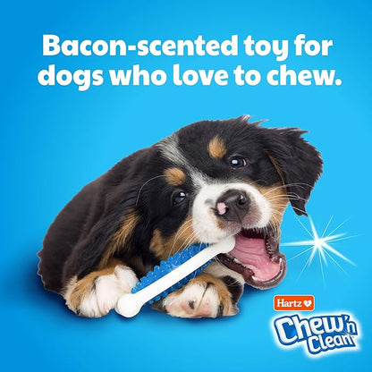 Hartz Chew 'n Clean Tuff Bone Tough Dog Chew Toy, Large 3 Pack - Image 3