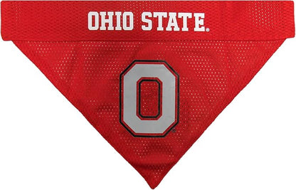 Pets First Collegiate Pet Accessories, Reversible Bandana, Ohio State Buckeyes - Image 2