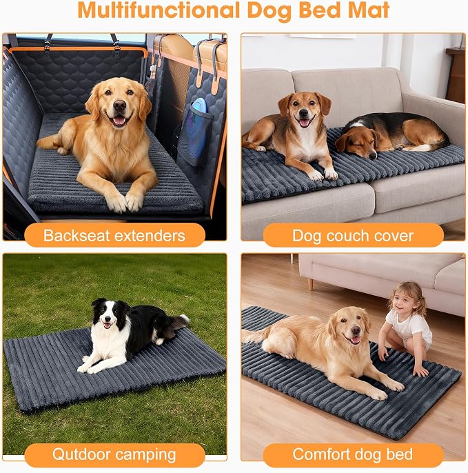 FURTIME Backseat Pet Bed Mat, Non-Slip Dog Bed - Image 8