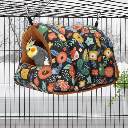 Wontee Bird Nest House Winter Warm Snuggle Hut Bird Bed Hanging Hammock - Image 3