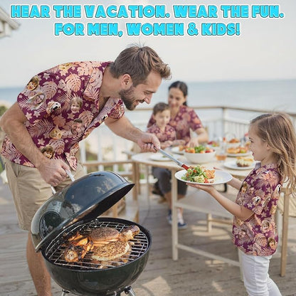 Custom Hawaiian Shirt with Face Photo Picture - Image 3