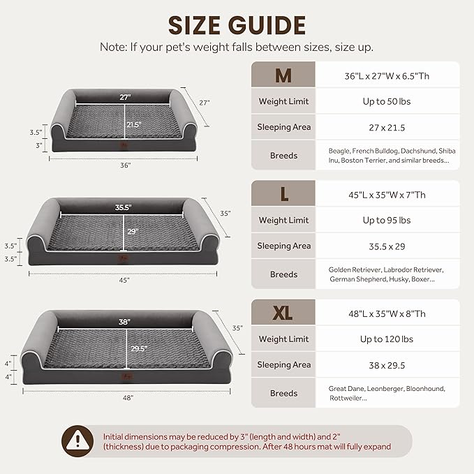 Large Dog Beds Large Sized Dogs, Orthopedic XXL XL Dog Bed - Image 4