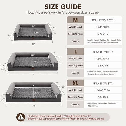 Large Dog Beds Large Sized Dogs, Orthopedic XXL XL Dog Bed - Image 4