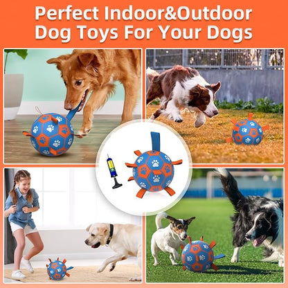 QDAN Dog Ropes Toys Soccer Ball - Image 4
