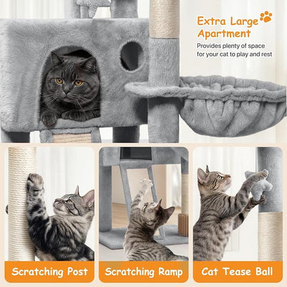 36-Inch Cat Tree Tower for Small and Medium Indoor Cats, Condo & Scratching - Image 5