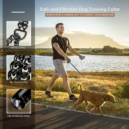 Black Dog Chain Collar - Image 4