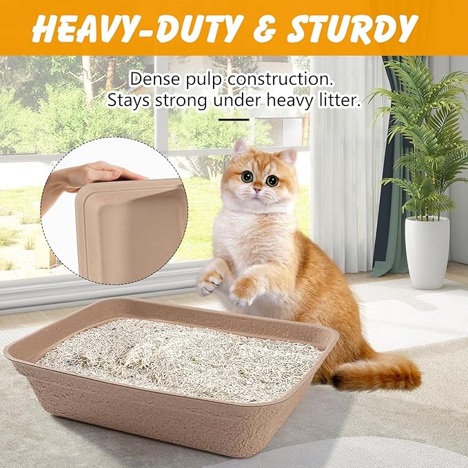 Disposable Cat Litter Box, Large Litter Boxs - Image 2