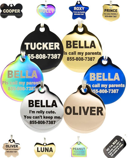Engraved Dog Tags Personalized by PetANTastic