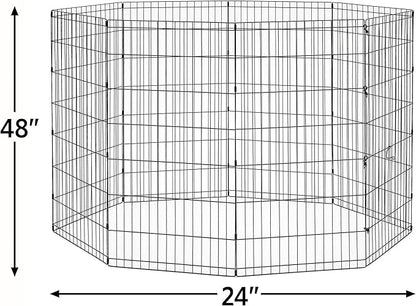 MidWest Homes for Pets Folding Metal Dog Exercise Pen, Indoor/Outdoor Playpen - Image 3
