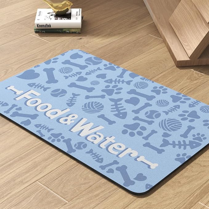 Pet Feeding Mat-Absorbent Dog Mat by PADOOR