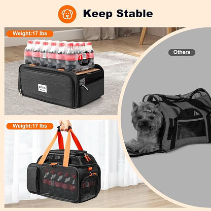 17x12.5x8.5 TSA Approved Expandable pet Carrier - Image 5