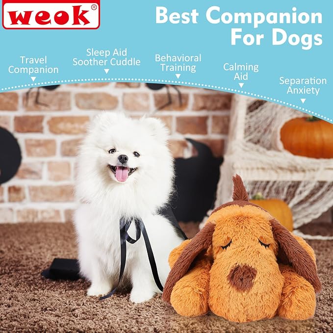 Heartbeat Puppy Toy, Comfort Cuddler Pillow, Dog Anxiety Relief Calming Aid - Image 6