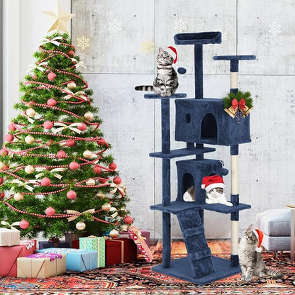 Heavy Duty Cat Tree Tower, Cat Condo, Hanging Ball - Image 7