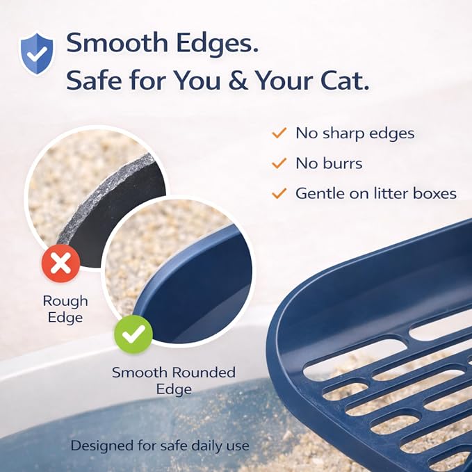 Cat Poop Scooper Cleaning Shovel, Plastic Candy Color Shovel, Ergonomic Pet - Image 5