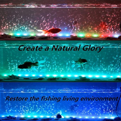 LED Aquarium Light, 11.5 inches Fish Tank Light RGB Color Underwater light - Image 7