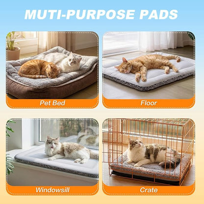 Self Warming Cat Bed, Reversible Warming Cooling Cat Bed, Winter Warm Cats Pad - Image 6