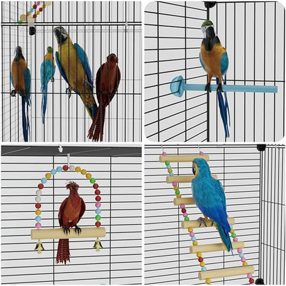Medium Flight Bird Cage, Wide Birdcage - Image 4