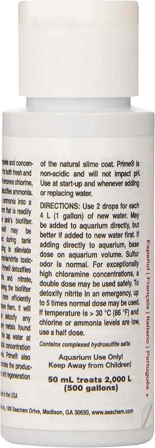 Seachem Prime Fresh and Saltwater Conditioner - Image 4