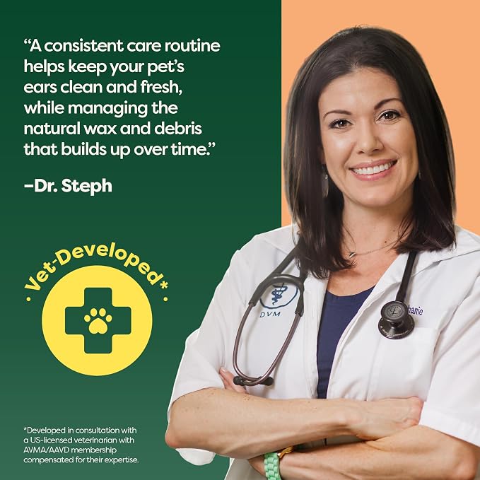 Earth Rated Dog Ear Wipes, Vet-Developed Pet Ear Wipes - Image 3
