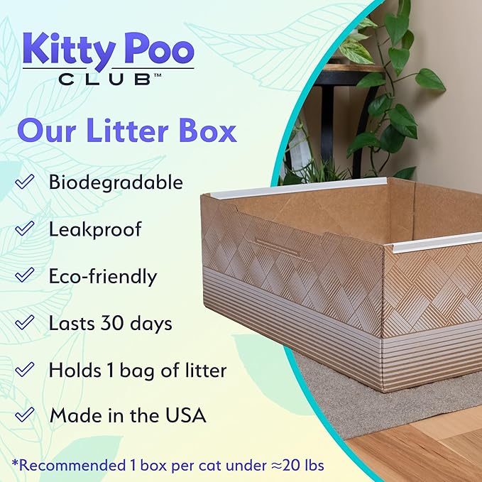 Kitty Poo Club Leakproof Disposable 2-Pack Cat Litter Box - Image 4