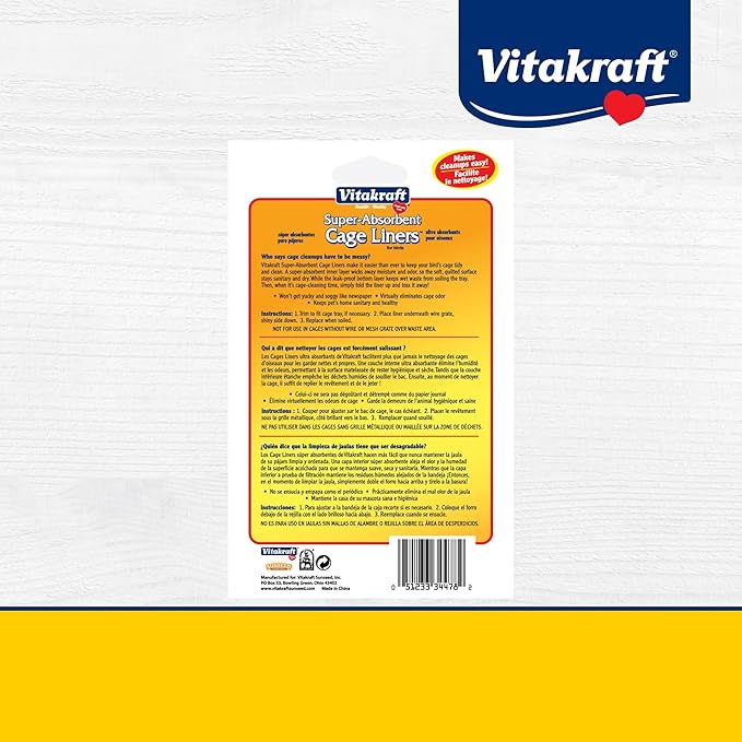 Vitakraft Cage Liners for Birds - Image 7