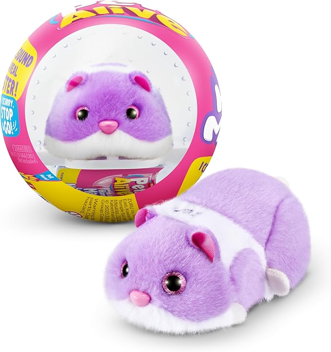 Pets Alive Hamstermania by ZURU Hamster, Electronic Pet, 20+ Sounds Interactive by PetsAlive