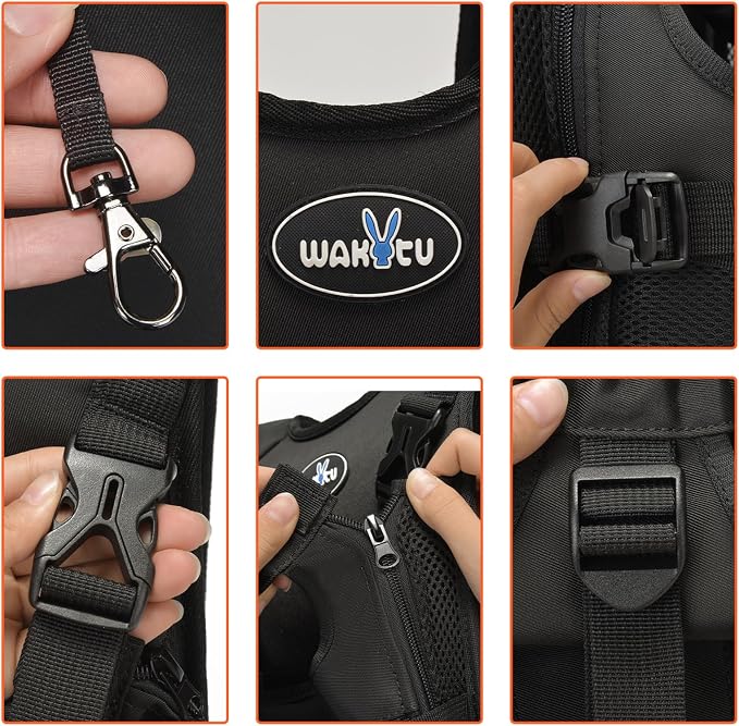 Dog Front Carrier Backpacks for Small Dogs, Legs Out Pet Carrier Sling Backpack - Image 4