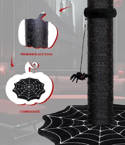 Gothic Cat Scratching Post - Image 3