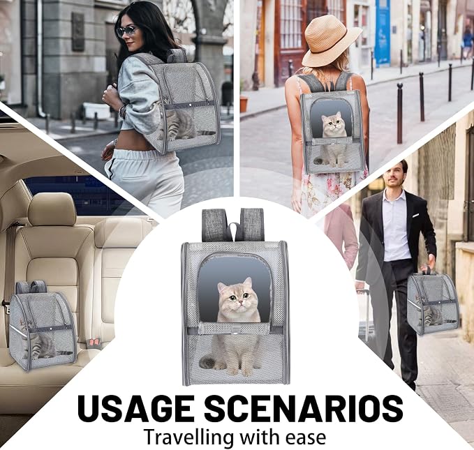 Breathable cat Backpack - Image 6