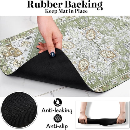 Dog Food Mats for Floors, Absorbent Dog Bowl Mat for Food and Water Dispenser - Image 6