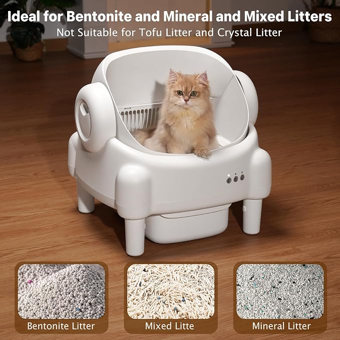 Self Cleaning Litter Box, Open Top Automatic Litter Box - Image 7