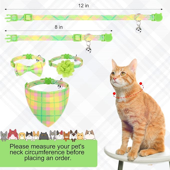 Breakaway Cat Collars with Bell & Cute Pendants - Image 2