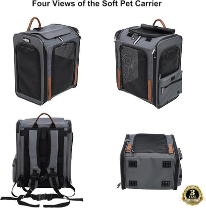 EliteField Deluxe Backpack Pet Carrier, Travel Soft-Sided Carrier Bag - Image 2