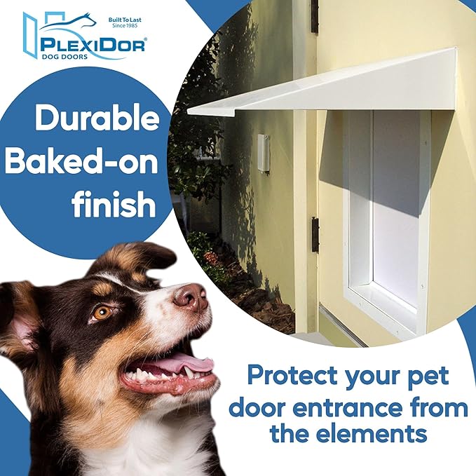 Plexidor Performance Pet Doors Universal Pet Door Awning - Image 9