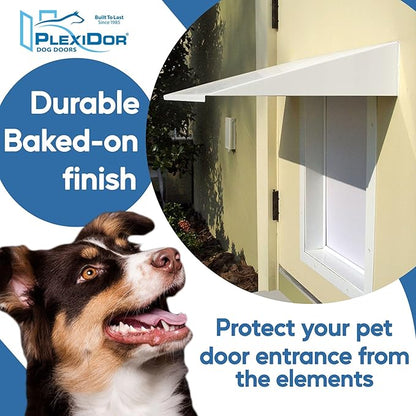 Plexidor Performance Pet Doors Universal Pet Door Awning - Image 4