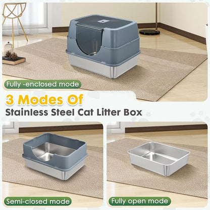 Stainless Steel Litter Box - Image 3