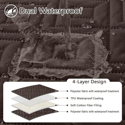 hyha Waterproof Dog Blanket, Soft Dog Bed Cover Pet Blankets, Waterproof Sofa - Image 2