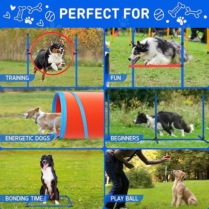 Dog Agility Equipment, Dog Agility Course Backyard Set Obstacle Course Backyard - Image 5