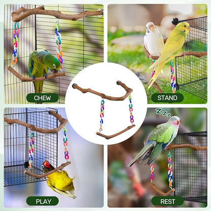 Bird Swing Toys, Standing Bird Perch - Image 5