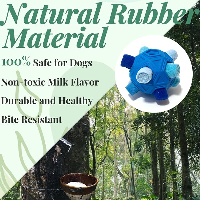 Snuffle Ball for Dog Toys Unbreakable Upgrade Ball Interactive Toy Foraging - Image 2