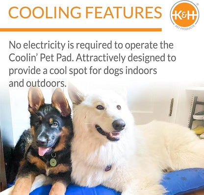 K&H Pet Products Coolin' Pet Pad Dog Mat, Portable Dog Cooling Mat - Image 4