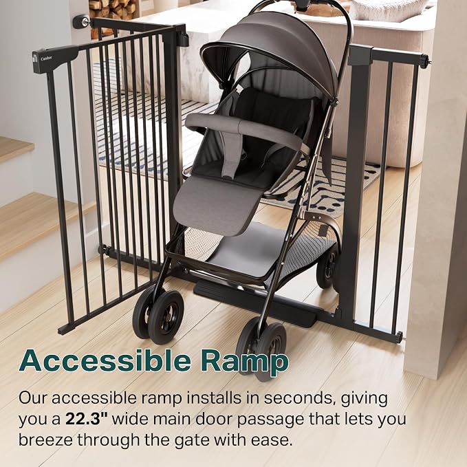 Cumbor 36" Extra Tall Baby Gate - Image 8