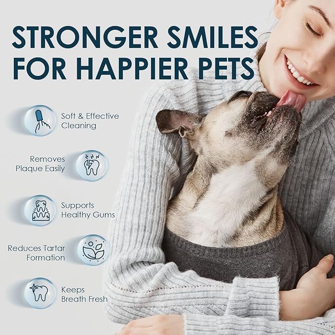 Mooncat Dental Finger Wipes for Dogs & Cats - Image 6