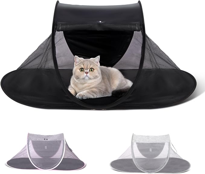 X-ZONE PET Outdoor Cat Tent, Pop Up Cat Playpen, Pet Enclosure Suitable Birds by X-ZONEPET