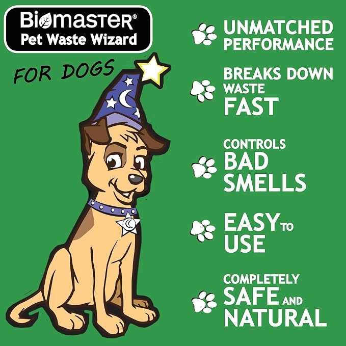 Pet Waste Wizard Digester 50g Spout Pack, Beneficial Enzymes to Break Down Pet - Image 2