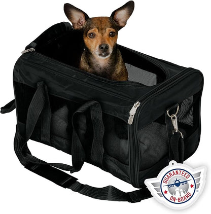 Sherpa Original Deluxe Travel Pet Carrier, Airline Approved & Guaranteed On by Sherpa