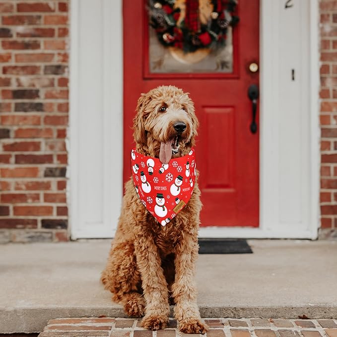 Christmas Dog Bandanas with Snap Button - Image 5