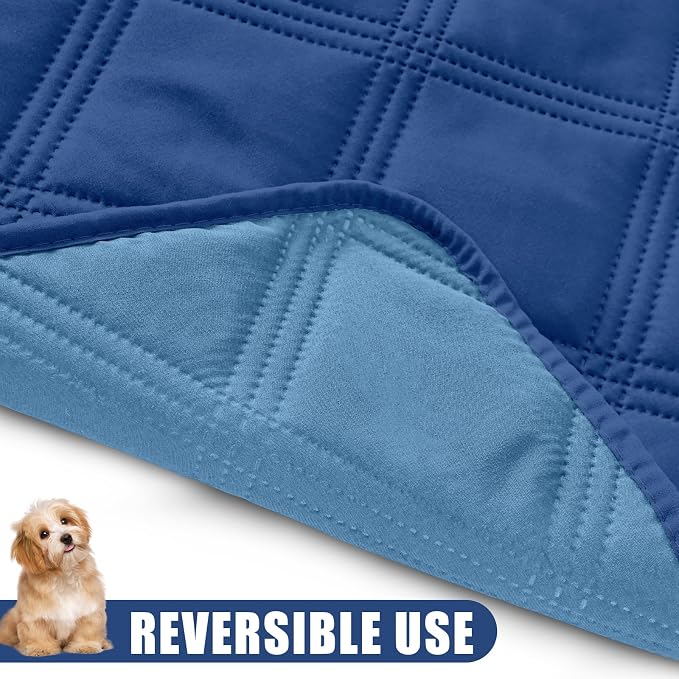 Smiry Waterproof Dog Bed Cover Blanket 52x82, Soft Reversible Pet Blanket - Image 3
