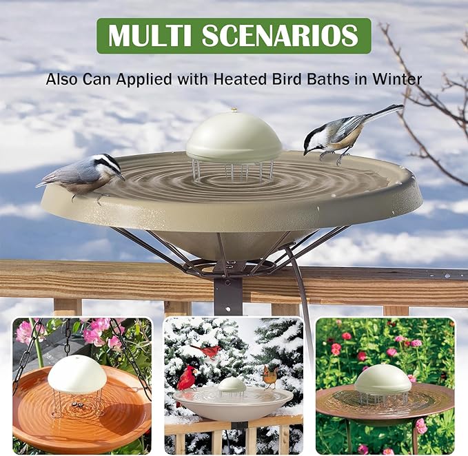 Buzzlett Bird Bath Water Circulator, Water Agitator - Image 6